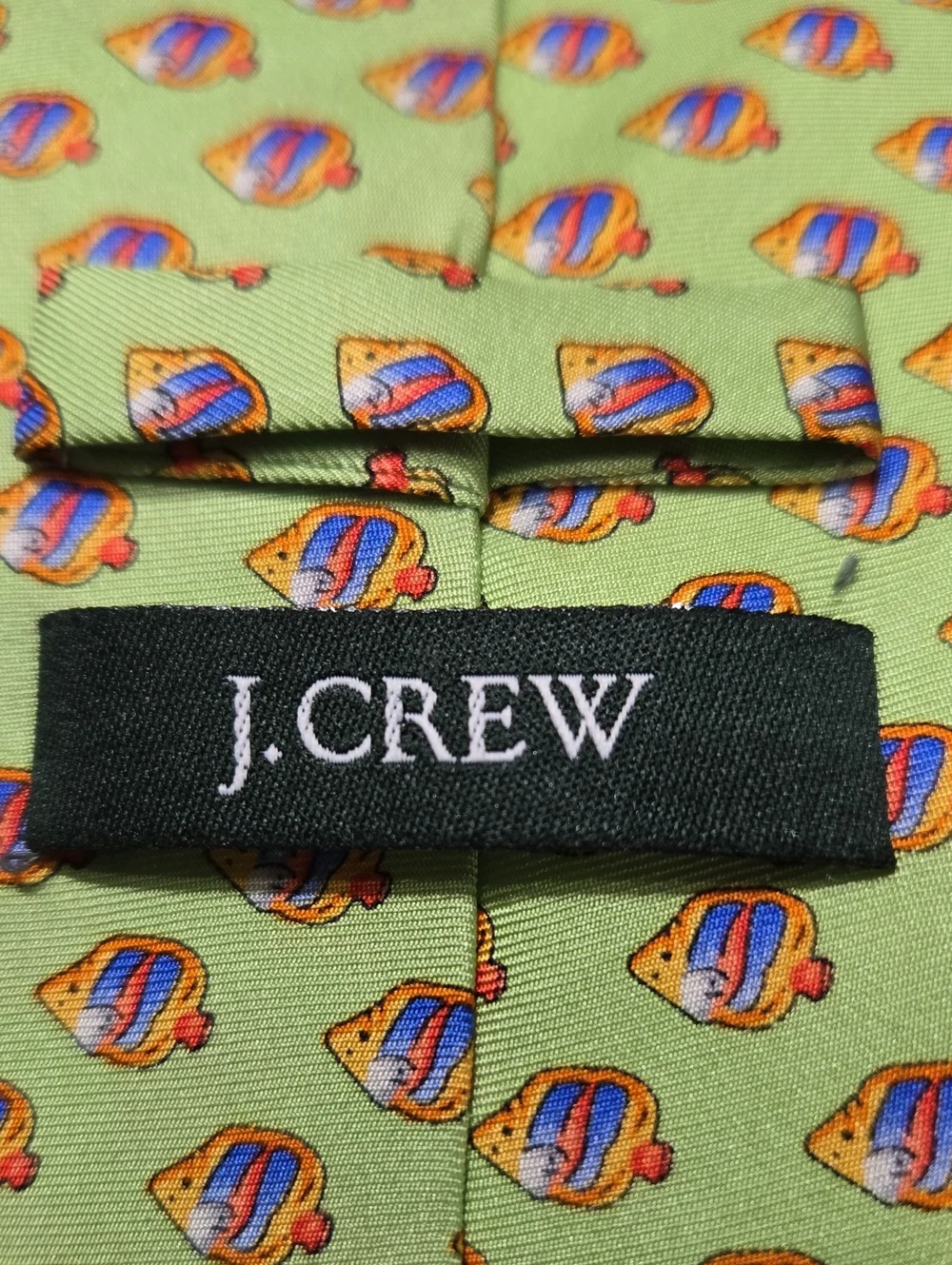 VTG J.Crew Tropical Fish Tie